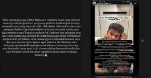 Permintaan Maaf Safrie Ramadhan Pada Na Daehoon