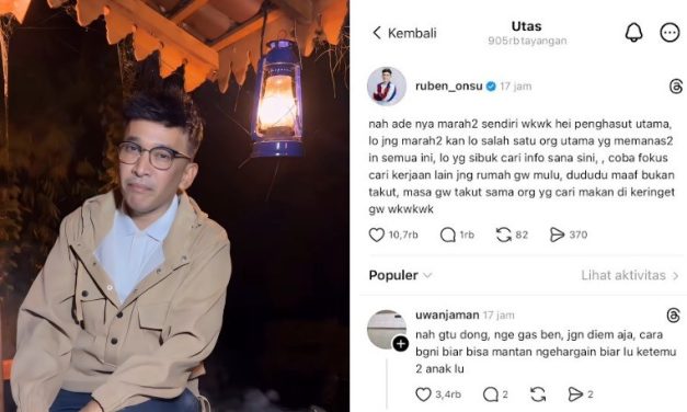 Hot News! Ruben Onsu Tanggapi Sindiran Adik Sarwendah