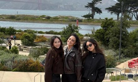 Gaya Kasual Ririn Ekawati & Anak Saat Liburan Di San Francisco