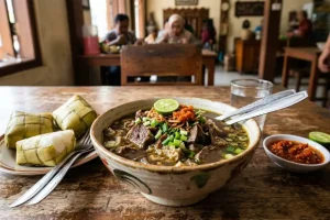 Bikin Ngiler! Coto Makassar Punya Kuah Gurih Yang Kaya Rempah