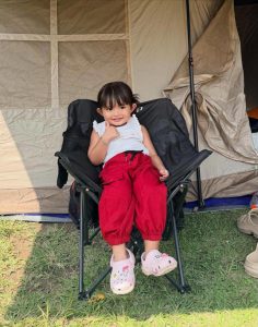 Potret Cunda Anak Denny Caknan Camping, Happy Banget!