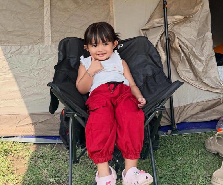 Potret Cunda Anak Denny Caknan Camping, Happy Banget!