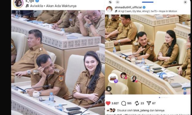Mendadak Viral! Sherly Dan Ahmad Luthfi Unggah Foto Serupa
